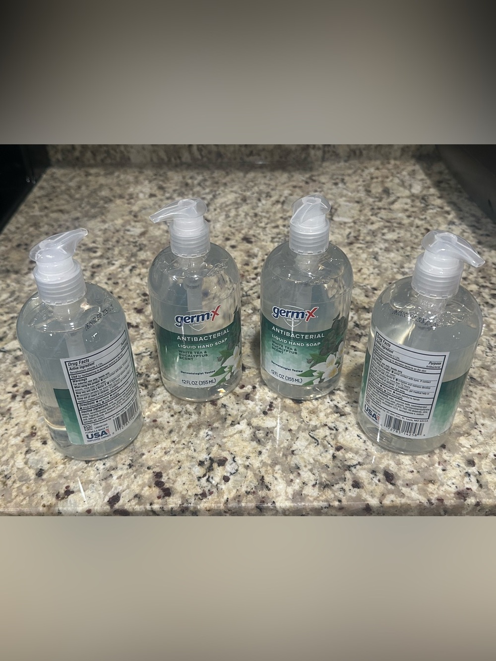 Antibacterial Hand Soap, Moisturizing Liquid Hand Wash for Kitchen or Bathroom